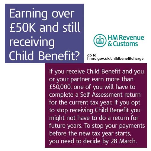 High Earners Told To Opt Out Of Child Benefit To Avoid Tax Return
